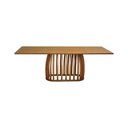 Ver imagem 4 de Mesa de Jantar Armonia 8 Lugares Retangular MDF Amêndoa Cinamomo