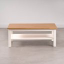 Ver imagem 5 de Conjunto Sala Estar 2 Peças Lateral e Mesa de Centro Vanilla MDF Yescasa Branco