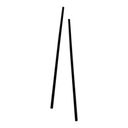 Ver imagem 1 de Hashi para Sushi Comida Japonesa com 10 Unidades Pauzinho Palitinho 24cm Reutilizavel