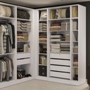 Ver imagem 2 de Guarda-roupa sem Portas Closet Kappesberg Adapt Branco 80cm
