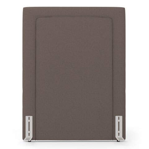Cabeceira Cama Box Solteiro Alba 90cm com Frame Linho Marrom - Abmaza