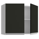 Ver imagem 3 de Armário Aéreo Glamy 80cm 2 Portas Madesa