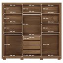 Ver imagem 6 de Guarda-Roupa Coimbra 4 Portas 04 Gavetas com Pés Marrom/Jatoba