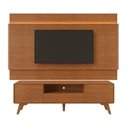 Ver imagem 1 de Painel e Rack para TV Aros e Ares 65" 225cm MDF com LED Naturalle Mavaular Móveis