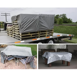 Lona Blackout Cinza/Prata 8x10 / 10x8 Impermeável 300 Micras Cobertura Festa Camping Garagem - 6