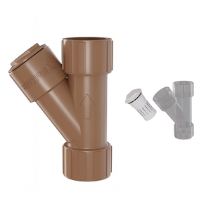 Filtro Y Soldável Tubulação Pvc 50mm 1.1/2' Marrom Estrela