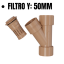 Ver imagem 2 de Filtro Y Soldável Tubulação Pvc 50mm 1.1/2' Marrom Estrela