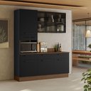 Ver imagem 1 de Cozinha Modulada Compacta em Aço 3 Peças 7 Portas 3 Gavetas Rodapé em Pvc Exclusive Itatiaia 