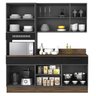 Cozinha Modulada em Aço 3 Peças com Paneleiro Forno Rodapé em Pvc Exclusive - 4