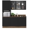Cozinha Modulada em Aço 3 Peças com Paneleiro Forno Rodapé em Pvc Exclusive - 2