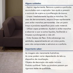 Sofá Living Orgânico 2 Lugares 165cm Norten - 11