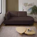 Ver imagem 5 de Sofá Living Orgânico 2 Lugares Veludo Marrom Norten 175cm