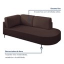 Ver imagem 4 de Sofá Living Orgânico 2 Lugares Veludo Marrom Norten 175cm