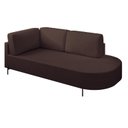 Ver imagem 2 de Sofá Living Orgânico 2 Lugares Veludo Marrom Norten 175cm