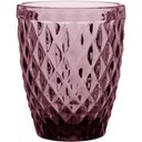 Ver imagem 2 de COPO ÁGUA 10x8x8cm 270ml VIDRO ROSA 6PÇ NH