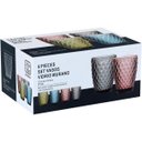 Ver imagem 6 de COPO ÁGUA 10x8x8cm 270ml VIDRO ROSA 6PÇ NH