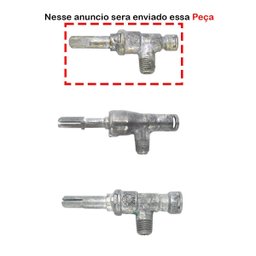 Registro Ramal Fogão Cooktop Braslar Original Modelo Antigo - 2