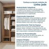 Guarda-roupa Modulado 4 Peças 8 Portas Jade CabeCasa MadeiraOriginals - 15