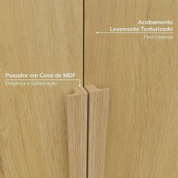 Guarda-roupa Modulado 4 Peças 8 Portas Jade Cabecasa Madeiramadeira - 6