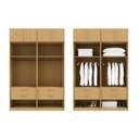 Ver imagem 5 de Guarda-Roupa Planejado 4 Peças 8 Portas Jade CabeCasa MadeiraOriginals Marrom/Avelã