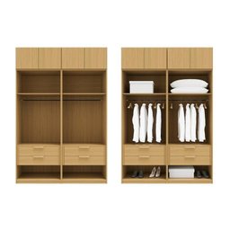 Guarda-roupa Modulado 4 Peças 8 Portas Jade Cabecasa Madeiramadeira - 5