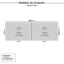 Ver imagem 2 de Guarda-roupa Modulado 4 Peças 8 Portas Jade CabeCasa MadeiraOriginals