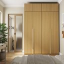 Ver imagem 1 de Guarda-Roupa Planejado 4 Peças 8 Portas Jade CabeCasa MadeiraOriginals Marrom/Avelã