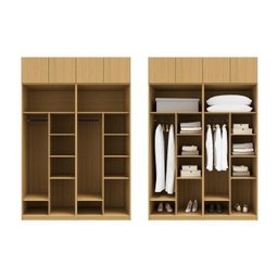 Guarda-roupa Modulado 4 Peças 8 Portas Jade Cabecasa Madeiramadeira - 5