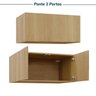Guarda-roupa Modulado 4 Peças 8 Portas Jade CabeCasa MadeiraMadeira - 12