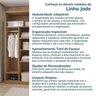 Guarda-roupa Modulado 2 Peças 4 Portas Jade CabeCasa MadeiraOriginals - 12