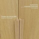 Ver imagem 6 de Guarda Roupa Planejado Casal 2 Peças 4 Portas Jade CabeCasa MadeiraOriginals Marrom/Avelã