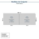 Ver imagem 2 de Guarda-Roupa Planejado 4 Peças 4 Portas Jade CabeCasa MadeiraOriginals Marrom/Avelã