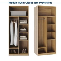 Guarda-roupa Modulado 4 Peças 4 Portas Jade CabeCasa MadeiraMadeira - 8