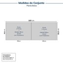 Ver imagem 2 de Guarda-Roupa Planejado 4 Peças 4 Portas Jade CabeCasa MadeiraOriginals Marrom/Avelã