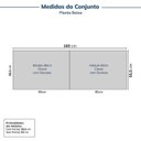 Ver imagem 2 de Guarda-Roupa Planejado 2 Peças sem Portas Jade CabeCasa MadeiraOriginals Marrom/Avelã