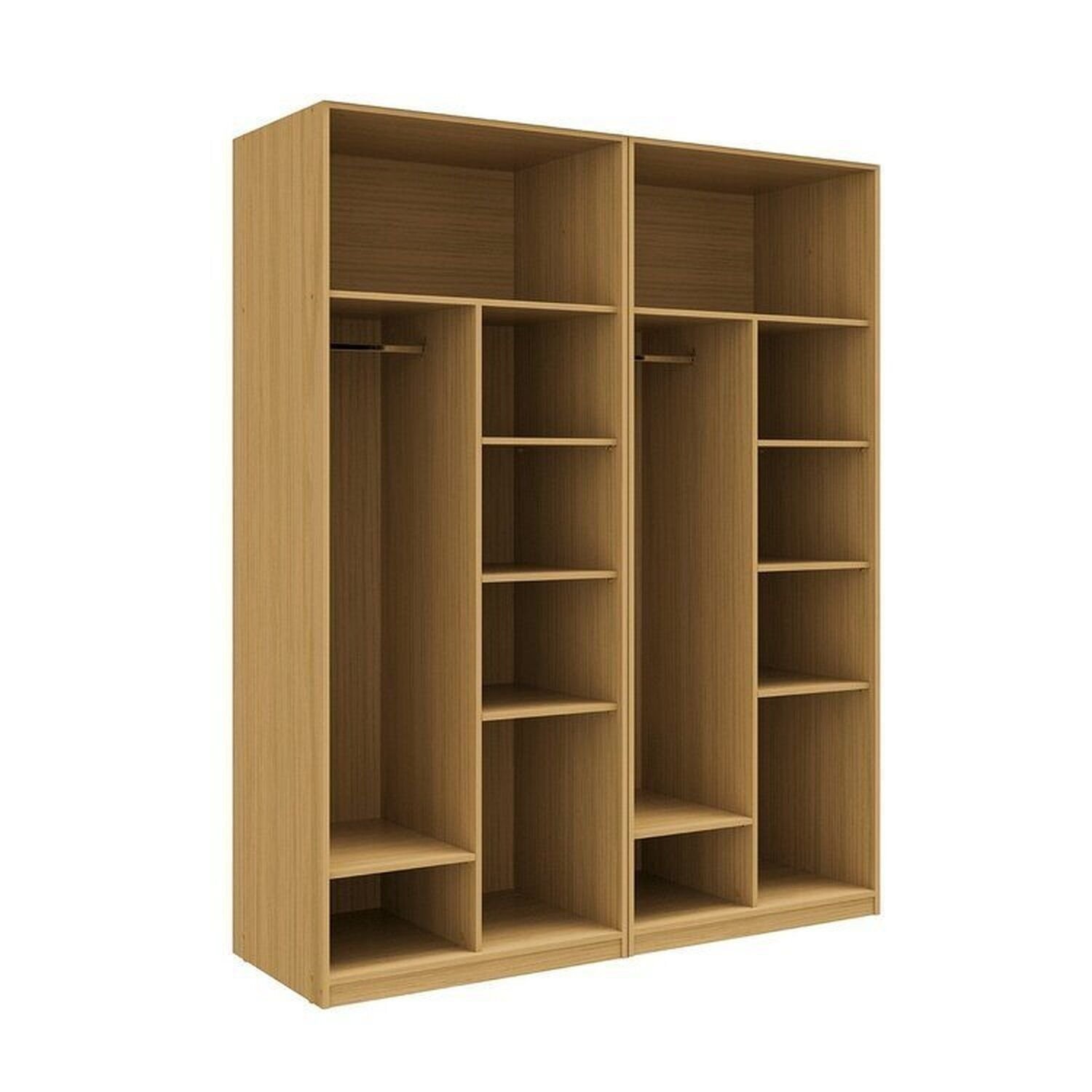 Guarda-roupa Modulado 2 Peças sem Portas Jade Cabecasa Madeiramadeira - 12