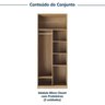Guarda-roupa Modulado 2 Peças sem Portas Jade CabeCasa MadeiraOriginals - 4