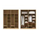 Ver imagem 5 de Guarda-Roupa Planejado 2 Peças sem Portas Jade CabeCasa MadeiraOriginals Marrom/Avelã