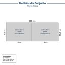 Ver imagem 2 de Guarda-roupa Modulado 2 Peças sem Portas Jade CabeCasa MadeiraOriginals