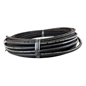 Mangueira Hidráulica 1/4 6,35mm Trama de Aço R1 20 Metros