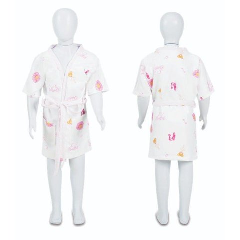 Roupão de Banho Infantil de 4 a 10 Anos Bailarina - G - 8 a 10 Anos