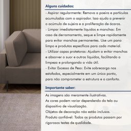 Sofá Living Orgânico 2 Lugares 165cm Norten - 11