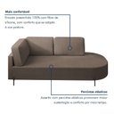 Ver imagem 7 de Sofá Living Orgânico 2 Lugares Veludo Bege Escuro Norten 175cm