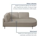 Ver imagem 7 de Sofá Living Orgânico 2 Lugares 165cm Base de Ferro Braço Esquerdo Norten