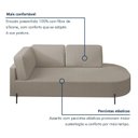 Ver imagem 7 de Sofá Living Orgânico 2 Lugares Veludo Bege Claro Norten 175cm