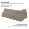 Sofá Living Orgânico 2 Lugares 165cm Norten - 6