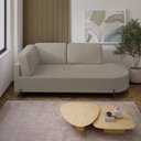 Ver imagem 4 de Sofá Living Orgânico 2 Lugares Veludo Bege Claro Norten 175cm