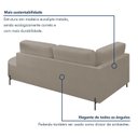 Ver mais imagens de Sofá Living Orgânico 2 Lugares Veludo Bege Claro Norten 175cm