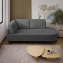 Ver imagem 2 de Sofá Living Orgânico 2 Lugares 165cm Base de Ferro Braço Esquerdo Norten