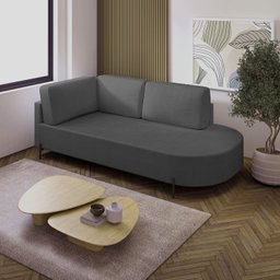Sofá Living Orgânico 2 Lugares 165cm Norten - 1